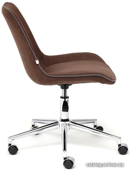 Кресло TetChair Style (флок, коричневый)
