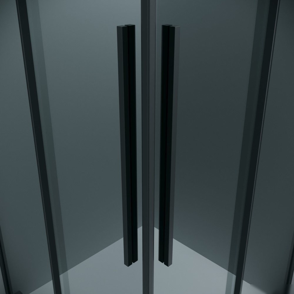Душевой уголок Grossman Galaxy 120x80x195 300.K33.01.1280.21.10 (черный матовый/тонированное стекло)