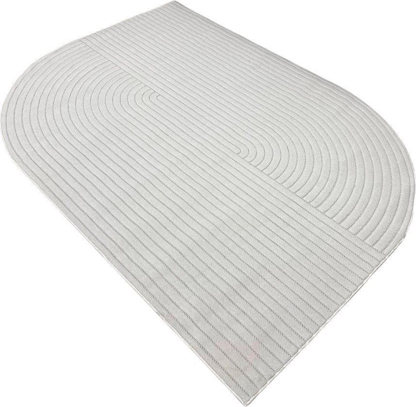 Ковер для жилой комнаты Radjab Carpet Сканди Сизаль Прямоугольник 10980A 13057RK (2.4x3.4, Cream/Cream)