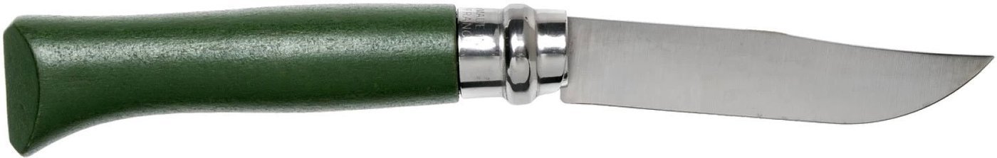 Складной нож Opinel N°8 нержавеющая сталь, блистер (хаки)