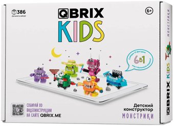Конструктор QBRIX Kids Монстрики 30031