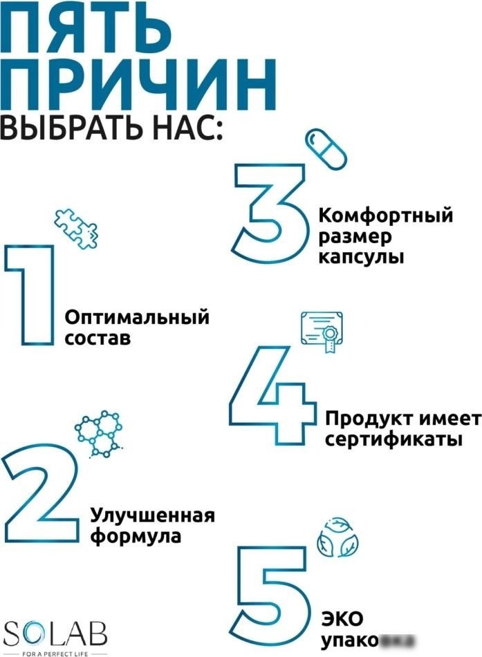 Витамины, минералы Solab Цинк цитрат (90 капсул)