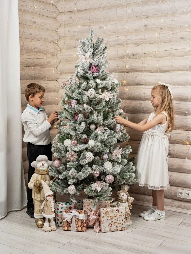 Ель National Tree Company Сказка заснеженная СК/ЗСН-220 2.2 м