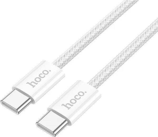 Кабель Hoco X104 USB Type-C - USB Type-C (2 м, белый)