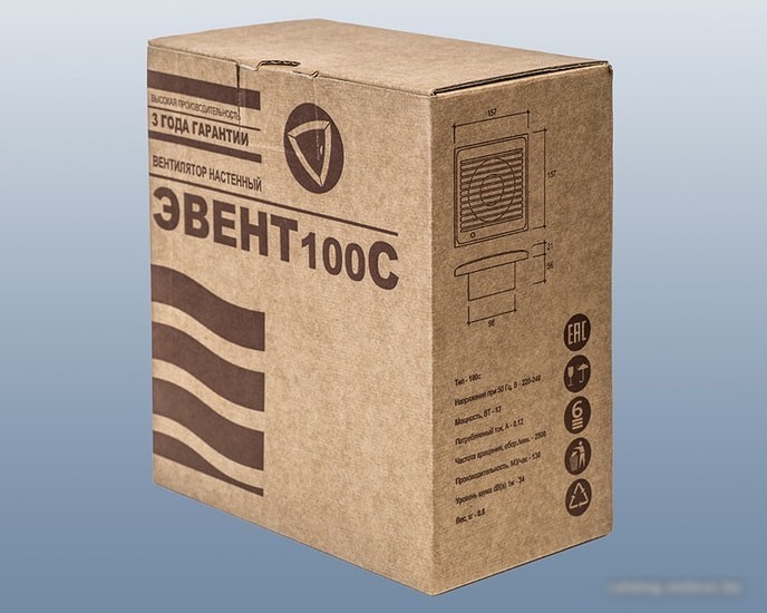 Вытяжной вентилятор Event 100СВ