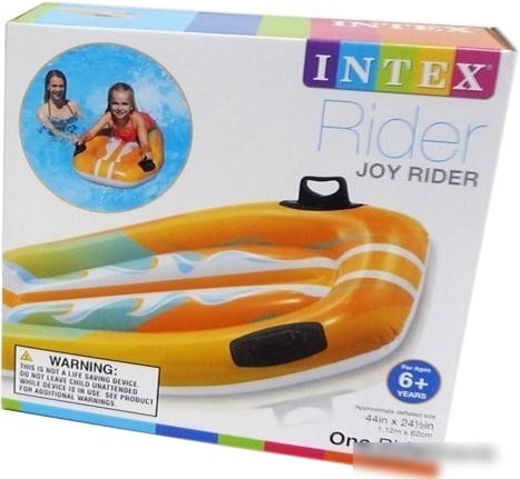 Надувной матрас Intex Joy Rider 58165 (оранжевый)