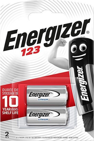 Батарейка Energizer CR123 2BP (2 шт)