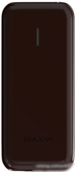 Кнопочный телефон Maxvi C30 (коричневый)