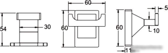 Крючок для ванны Rose RG1621