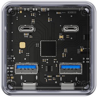 USB-хаб Orico XHJ2U2C-G2-10-GY-BP