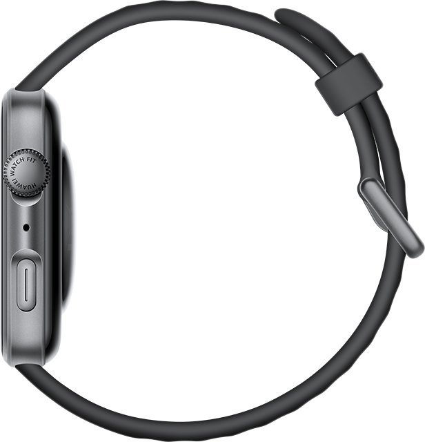 Умные часы Huawei Watch FIT 4 (черный, с черным силиконовым ремешком, международная версия)