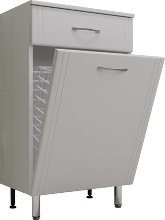 Symbolite Комод для ванной ТН 50 1 ящик с корзиной