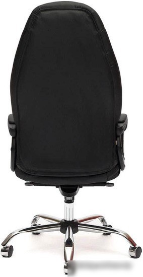 Кресло TetChair Boss Lux (иск.кожа, кожзам черный/черный перфорированный 36-6/36-6/06)
