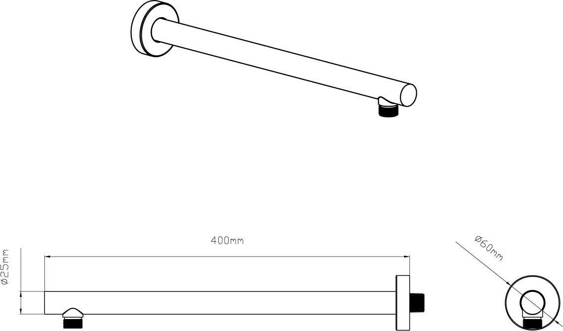 Верхний душ Vincea VSHD-42CCH