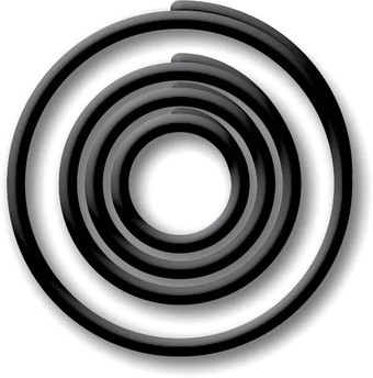 Пластиковые кольца для переплета OPUS EasyRing 15 мм EASYRING15CZA300 (300 шт, черный)