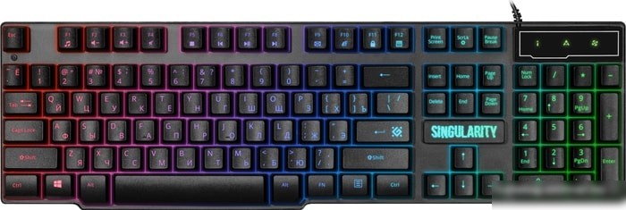 Клавиатура + мышь с ковриком + наушники Defender Singularity MKP-118