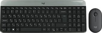 Офисный набор Logitech MK470 Slim Wireless Combo 920-009206 (графитовый)