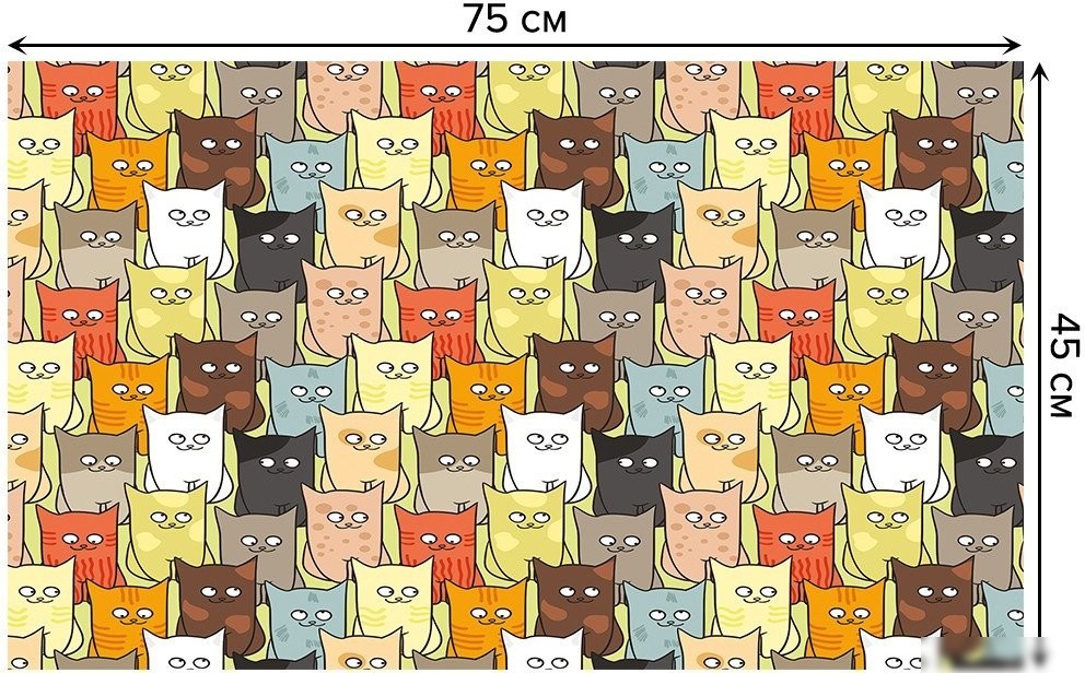 Придверный коврик JoyArty Котятки door_32589
