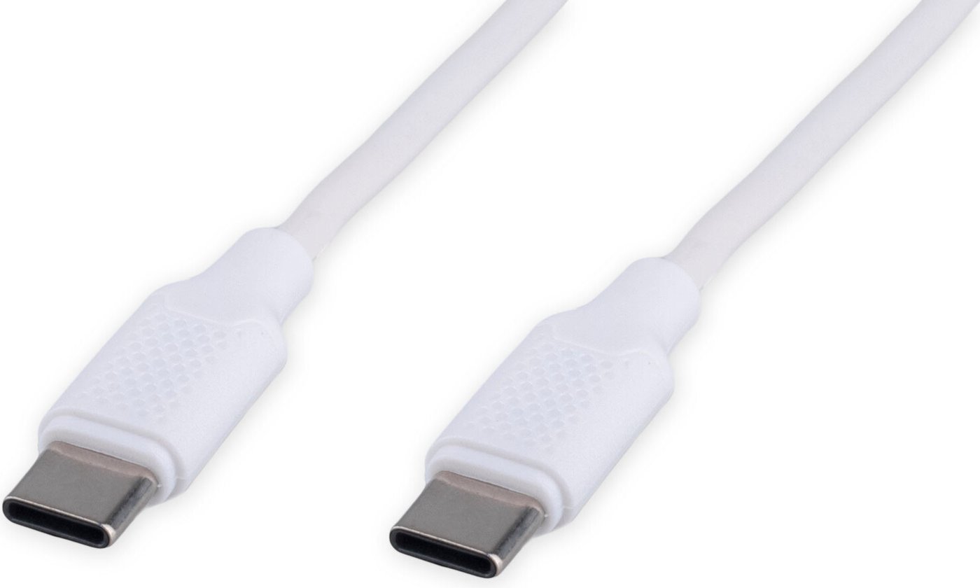 Кабель Cablexpert USB Type-C - USB Type-C CC-USB2-CMCM-60-1M-W (1 м, белый)