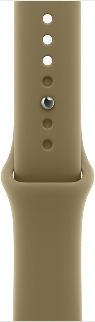 Умные часы Apple Watch Series 12 46 мм (алюминиевый корпус, темная бронза/оливковый, спортивный силиконовый ремешок M/L)