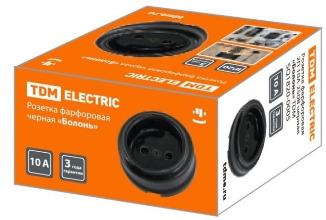 Розетка TDM Electric Болонь SQ1820-0005