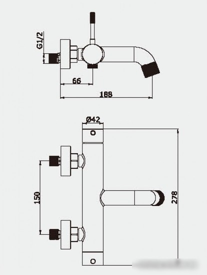 Смеситель Vieir 403531-S