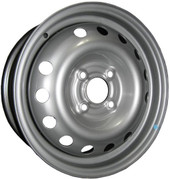 Штампованные диски Eurodisk 53C37.5G 14x5.5" 4x108мм DIA 63.3мм ET 37.5мм Silver