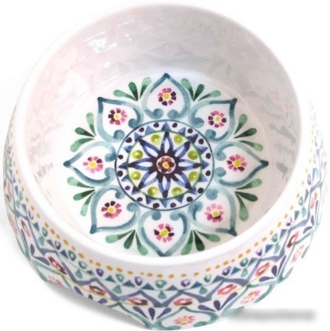 Миска TarHong Boho Medallion PVA3071PBMMM (белый с рисунком)