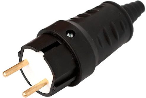 Вилка кабельная Bylectrica В6-387 (черный)