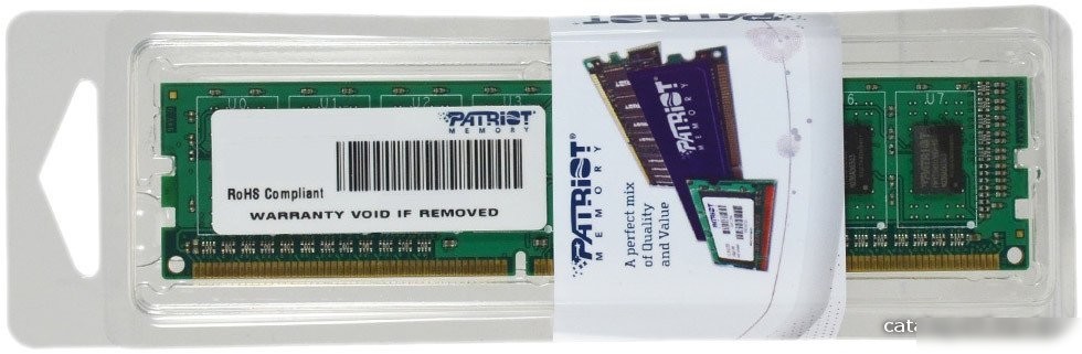 Оперативная память Patriot Signature 8GB DDR3 PC3-12800 (PSD38G16002)