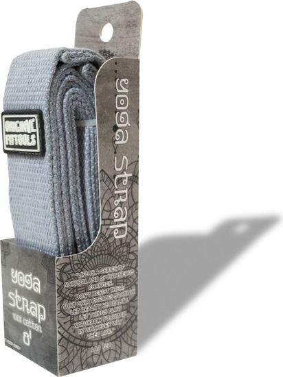 Ремень для йоги Original FitTools FT-YSTP-GREY (243 см, серый)