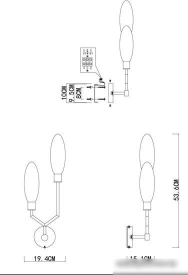 Бра ST Luce Desima SL1174.301.02