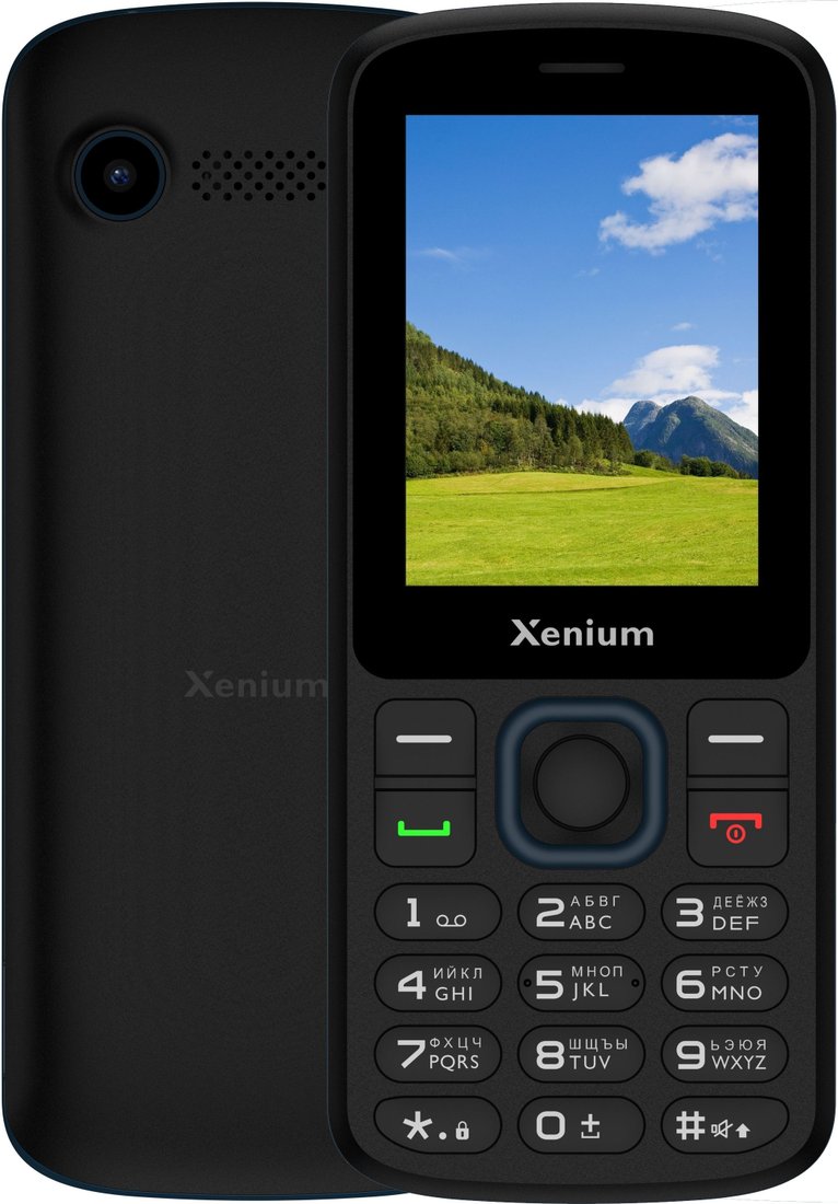 Кнопочный телефон Xenium L240 (черный)