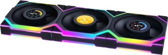 Комплект вентиляторов для корпуса с контроллером Lian Li Uni Fan SL 120 Wireless LCD Reverse G99.12RSLLCD1W3B.R0