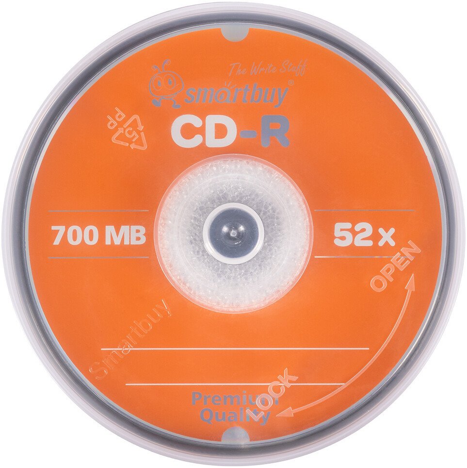 CD-R диск SmartBuy SBCD-R10 700Mb 52х (10 шт.)