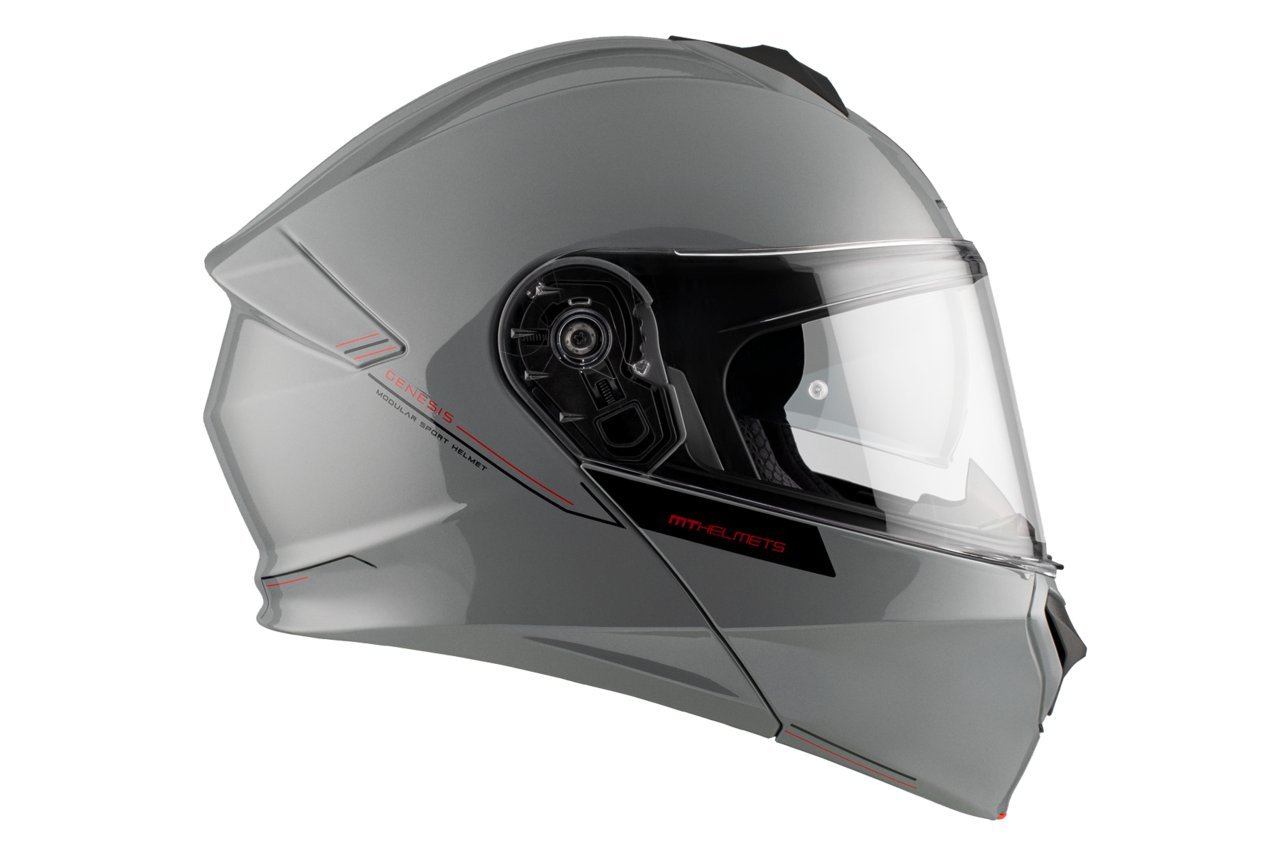 Мотошлем MT Helmets Genesis SV Solid A12 (S, серый глянцевый)