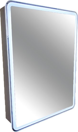 Пекам Шкаф с зеркалом LED Marta 50x80 (с сенсором на прикосновение)