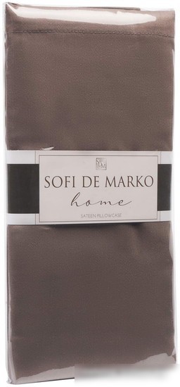 Постельное белье Sofi De MarkO Мармис 50х70 НВ-мс-50х70шок (шоколадный)