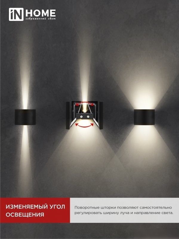Фасадный светильник In Home DOT-R1530BL 4690612053950