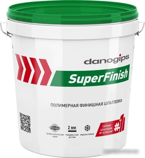 Шпатлевка Danogips SuperFinish (24 кг) Шпатлевка Danogips SuperFinish (24 кг)