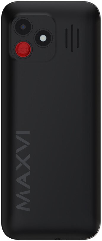 Кнопочный телефон Maxvi B33 (черный)