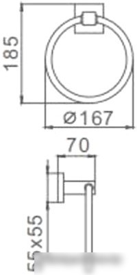 Держатель для полотенца Ledeme L71804