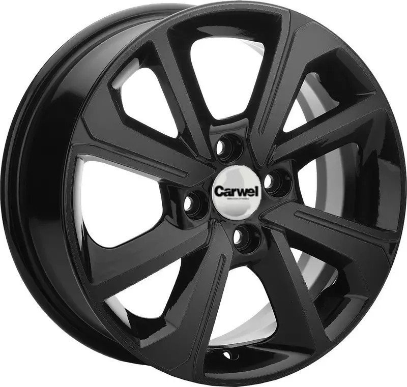 Литые диски Carwel Пено 139 15x6" 4x100мм DIA 54.1мм ET 46мм BK