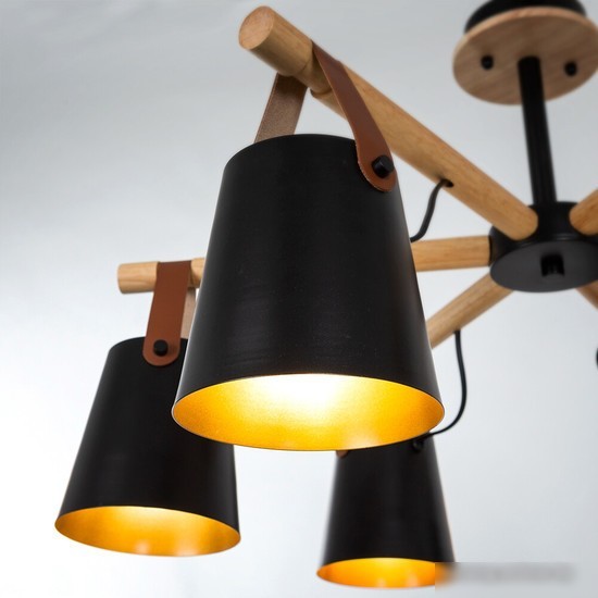 Люстра средней высоты Arte Lamp Thomas A7032PL-6BK