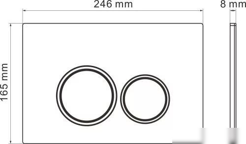 Унитаз подвесной Roxen StounFix Dual Fresh 968507