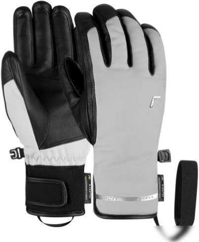 Горнолыжные перчатки Reusch Explorer Pro R-Tex PCR Lady Glacier 6131201-6592 (р-р 6.5, Grey/Black)