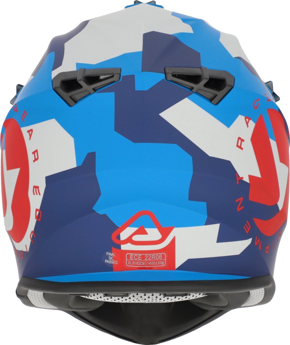 Мотошлем Acerbis Linear 22-06 0025316.431.062 (S, синий/красный 2)