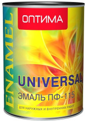 Эмаль Оптима ПФ-115 1.9 кг (черный)