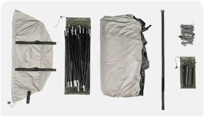 Экспедиционная палатка Naturehike Shan Di CNK2300ZP017-G (коричневый)