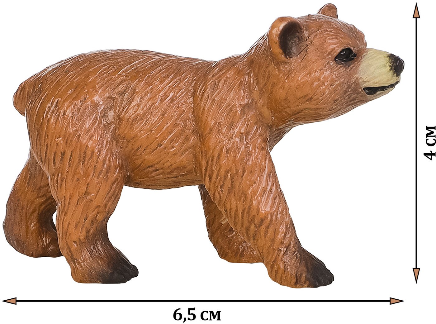 Набор фигурок Masai Mara Мир диких животных. Семья бурых медведей MM211-143